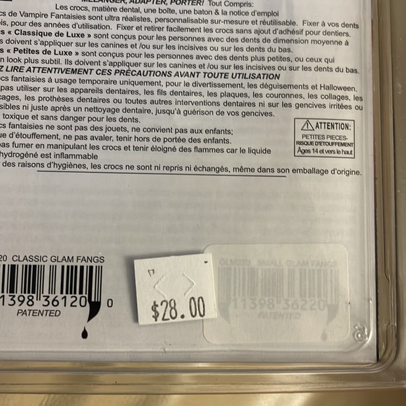 Vampire teeth / fangs - Picture 3 of 3